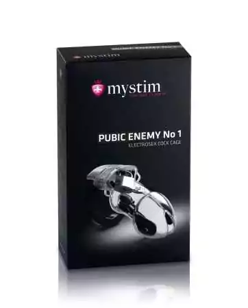 Cage pénis électro-stimulation Pubic Enemy N°1 - Mystim