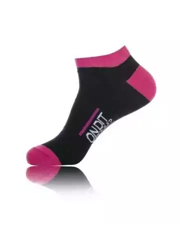 Chaussettes courtes On dit merci qui? - noir