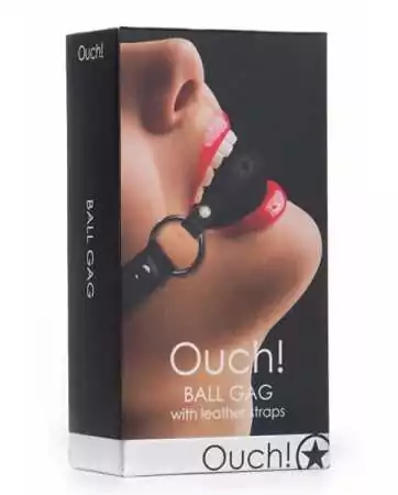 Gag Ball noir - Ouch! 