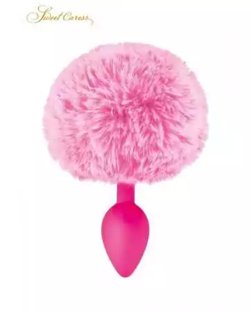 Rabbit tail plug - pink