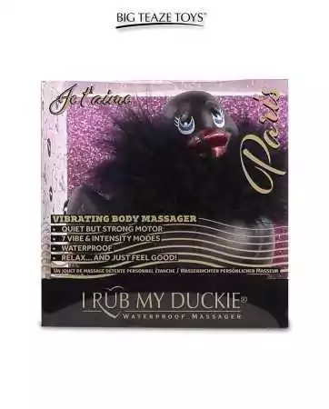 Mini canard vibrant Duckie Paris - noir