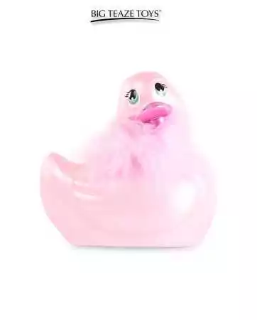Mini canard vibrant Duckie Paris - rose