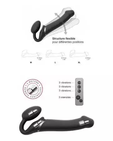 Strap-on-me vibrant noir L