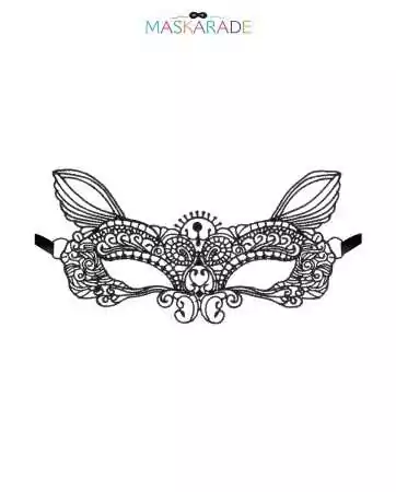 Loup broderie souple Pleine Lune