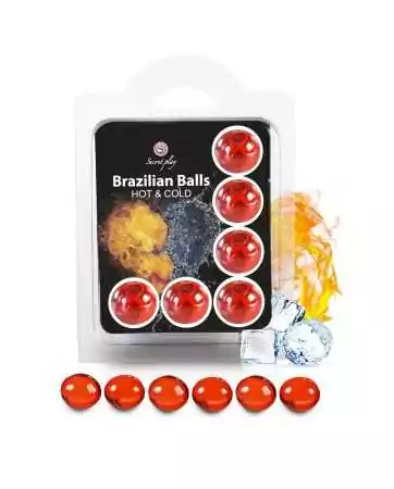 6 Brazilian balls with hot & cold effect