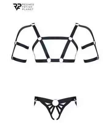 Ensemble harnais et jockstrap ouvert - Regnes