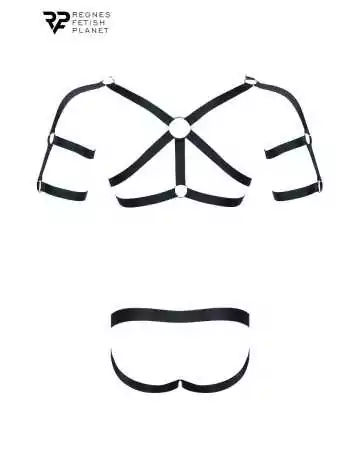 Ensemble harnais et jockstrap ouvert - Regnes