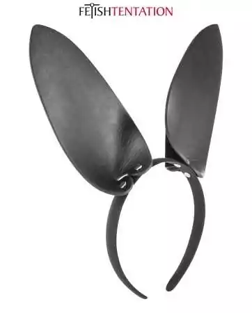 Oreilles de lapin en simili cuir - Fetish Tentation