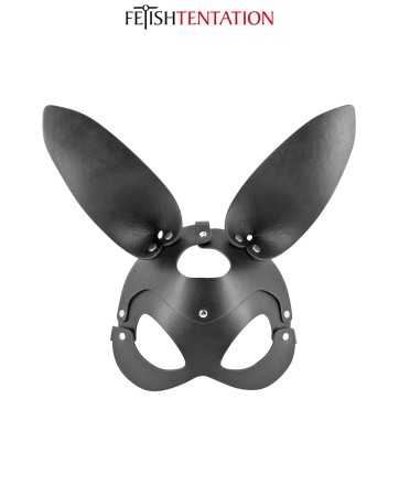 Masque bunny simili cuir réglable - Fetish Tentation