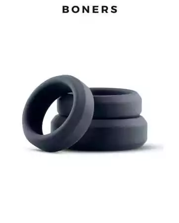 Kit de 3 anneaux de pénis larges - Boners