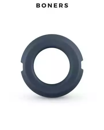 Anneau pénien silicone et acier - Boners