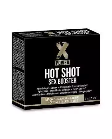 Hot Shot Sex Booster (3 x 20 ml) - XPOWER