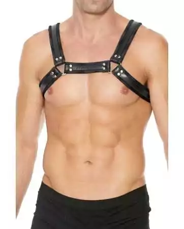 Harnais Buckle Bulldog noir - Ouch!