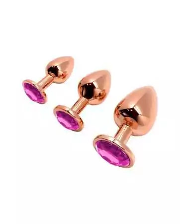 Plug bijou Tralalo rose L - Wooomy