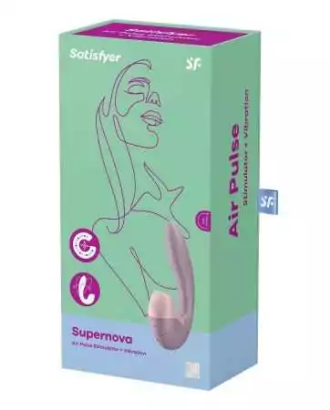 Double stimulateur Supernova rose - Satisfyer