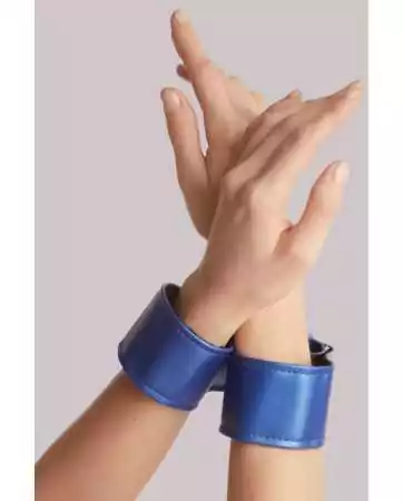 Harnais Curious bleu métallique - Strap On Me