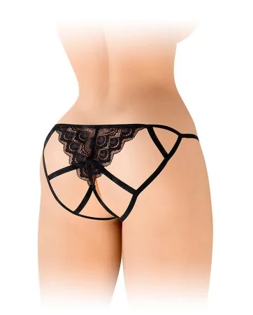 Culotte ouverte Zoé noire - Fashion Secret