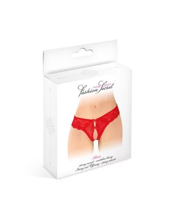 String ouvert Alicia rouge - Fashion Secret String ouvert Alicia rouge - Fashion Secret