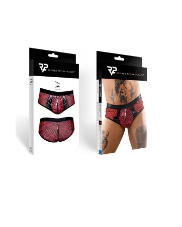 Shorty à zip en tulle zébré - Regnes