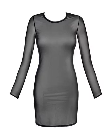 Robe tulle noir V-10639 - Axami