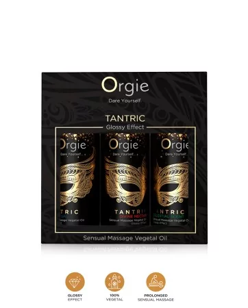 Coffret 3 huiles de massage Sensuel Tantric Collection