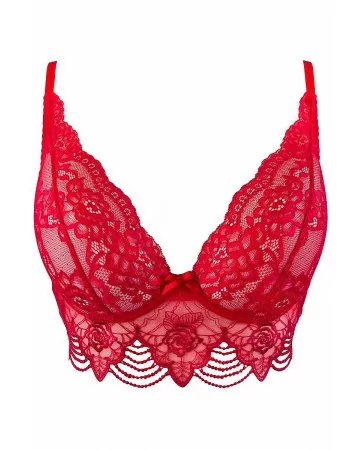 Soutien-gorge dentelle rouge V-9691 - Axami Soutien-gorge dentelle rouge V-9691 - Axami