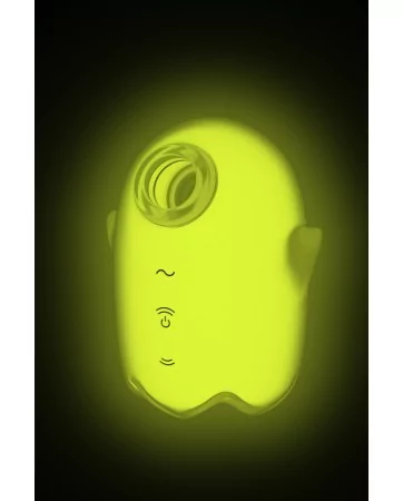 Stimulateur sans contact et vibrant Glowing Ghost yellow - Satisfyer