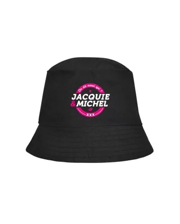 Bob Jacquie et Michel noir - logo rond