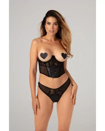 Ensemble bustier et string Tiara - Christine 