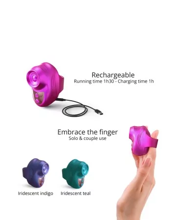 Stimulateur clitoridien Kisscool fuchsia - Love to Love