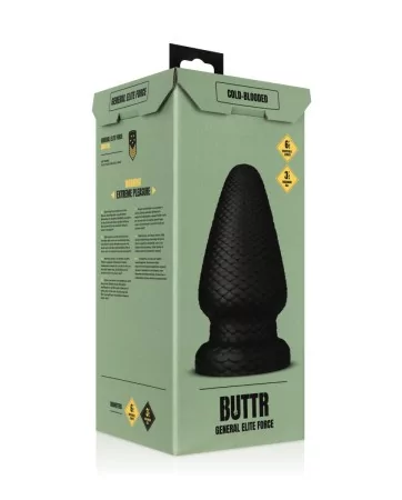 Plug anal XXL Cold Blooded diamètre 9,9 cm - Buttr