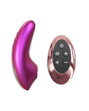 Masseur clitoridien télécommandé Dreamer Iridescent Berry - Love to Love