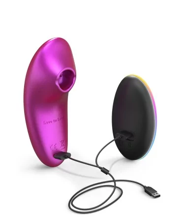 Masseur clitoridien télécommandé Dreamer Iridescent Berry - Love to Love