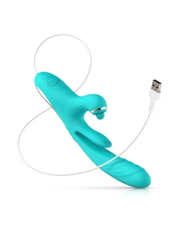 Vibro rabbit va-et-vient + tapping Point G Lisa - Good Vibes Only