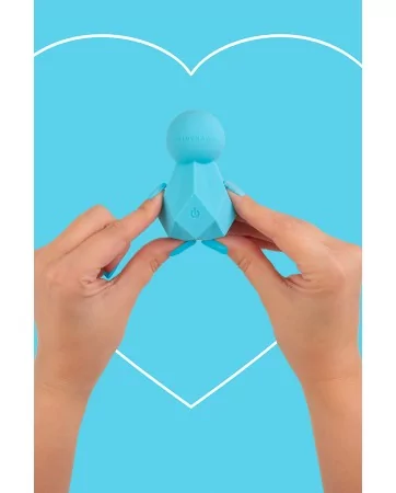 Mini vibro rechargeable BlissKey bleu - FairyGasm