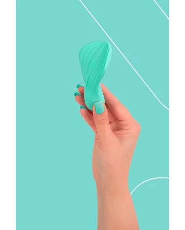 Mini vibro rechargeable SilkenTouch vert - FairyGasm