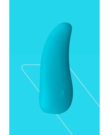 Mini vibro rechargeable ThrillLeaf bleu - FairyGasm