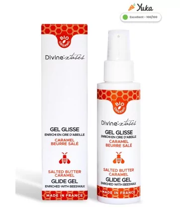 Lubrifiant Bio caramel beurre salé 100ml - Divinexstases