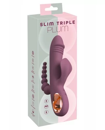 Vibro slim triple plum - You2toys