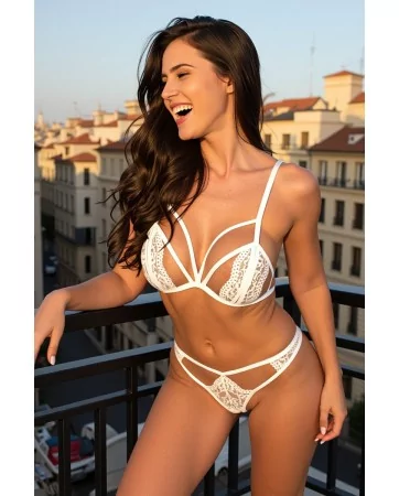 Ensemble 2 pièces blanc Anuvera - Passion