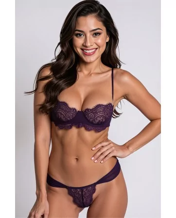 Ensemble deux pièces violet Tivolea - Passion