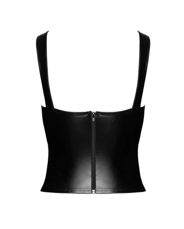 Top style corset Vixen F365 - Noir Handmade