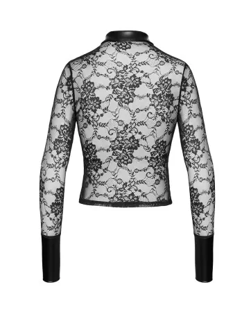 Chemise dentelle Noirelle F377 - Noir Handmade