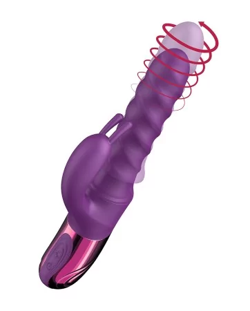 Vibro Swirl Rabbit Thrusting Vibrator - She.E.O