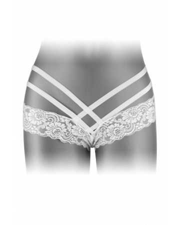 Tanga ouvert Anne - blanc14151oralove