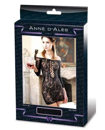 Robe Fetish Dinner résille Noir15941oralove