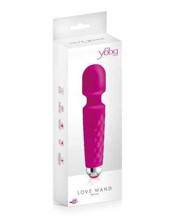Vibro Love Wand rechargeable rose - Yoba16835oralove