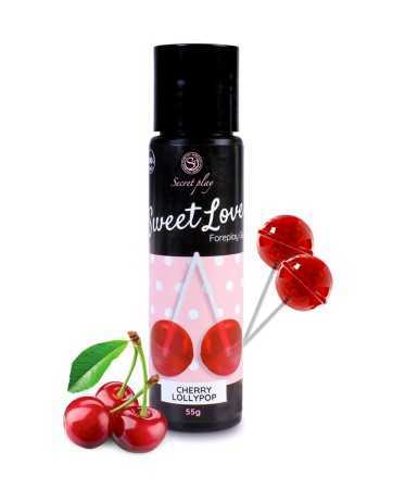 Lubrifiant comestible sucette à la cerise - 60 ml16900oralove