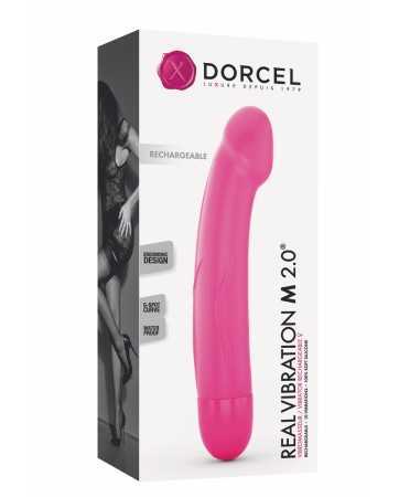 Vibro rechargeable Real Vibration rose M 2.0 - Dorcel16920oralove