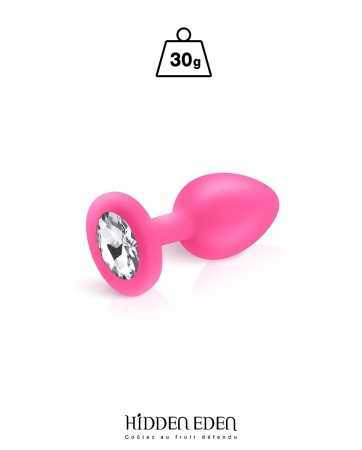 Plug bijou silicone rose S - Hidden Eden17140oralove